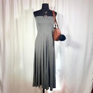 Love…J Strapless Striped Midi Dress – Women's SmallG